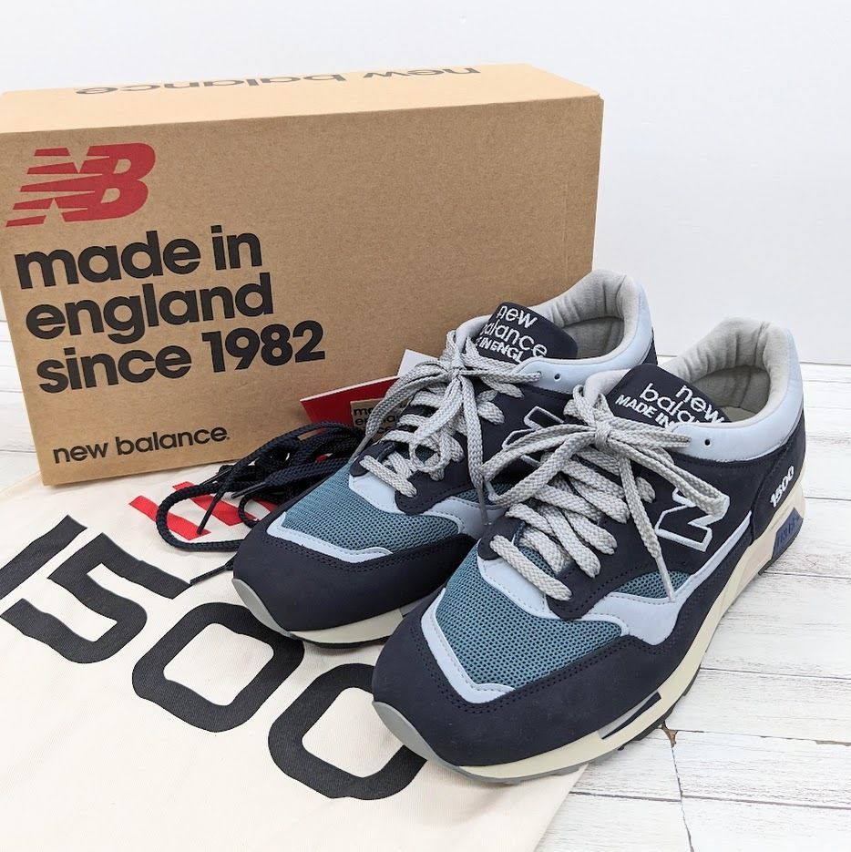 30周年 未使用品 NEW BALANCE ニューバランス M1500OGN スニーカー イングランド製 MADE IN ENGLAND ネイビー  グレー 30TH ANNIVERSARY