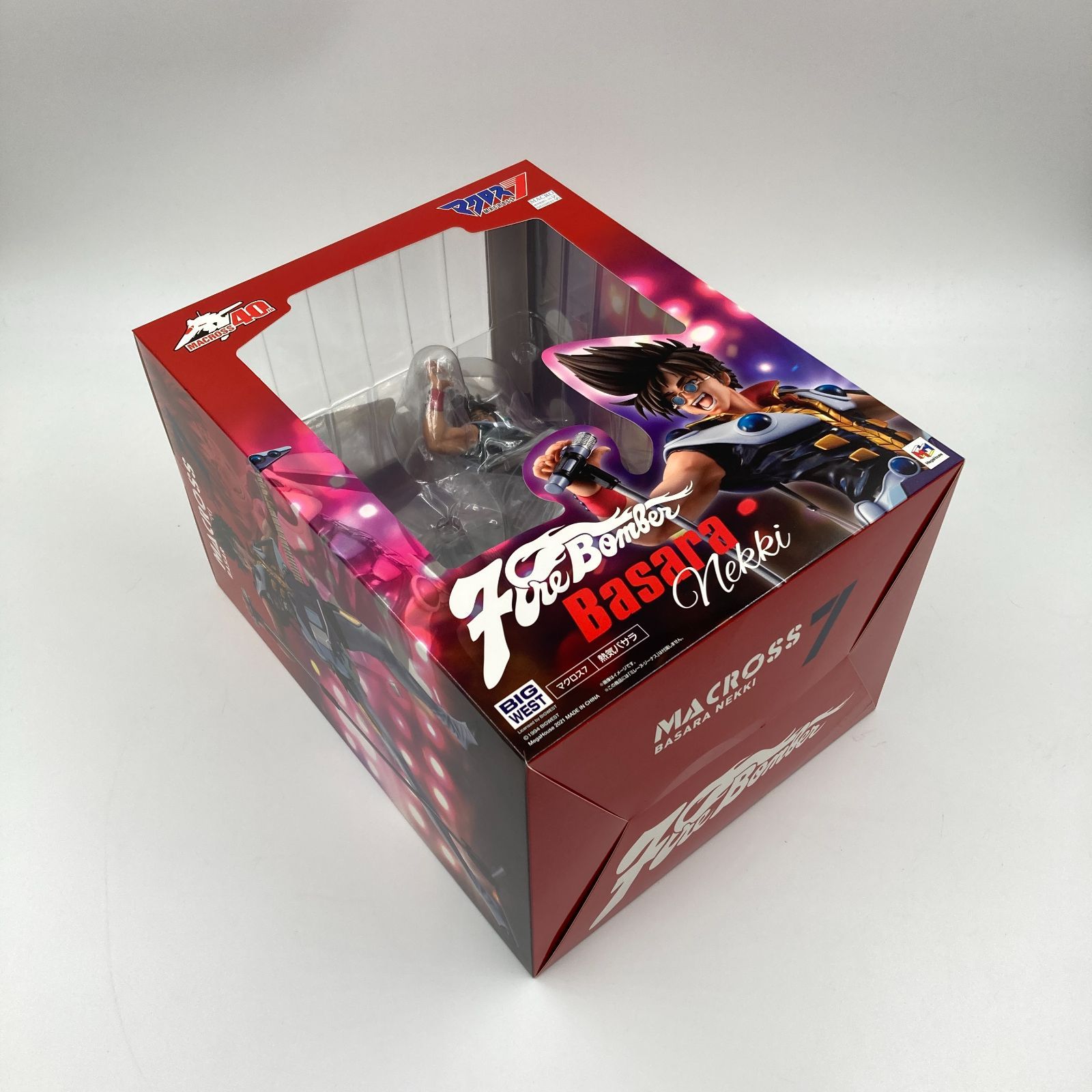 熱気バサラ マクロス7 完成品 フィギュア メガハウス [未開封] 未開封】マクロス7 Fire Bomber 熱気バサラ 完成品フィギュア