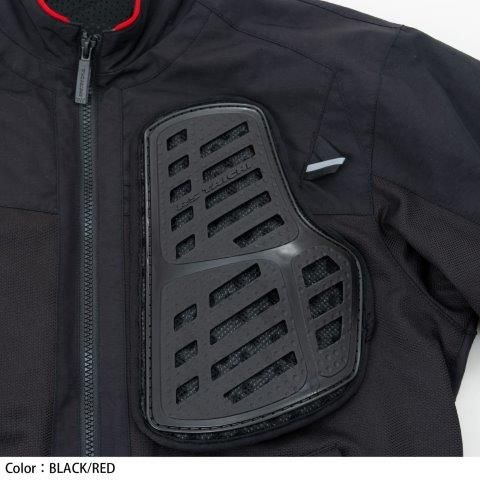 節約 トルク エアージャケット ブラック/レッド 4XLサイズ RSJ345