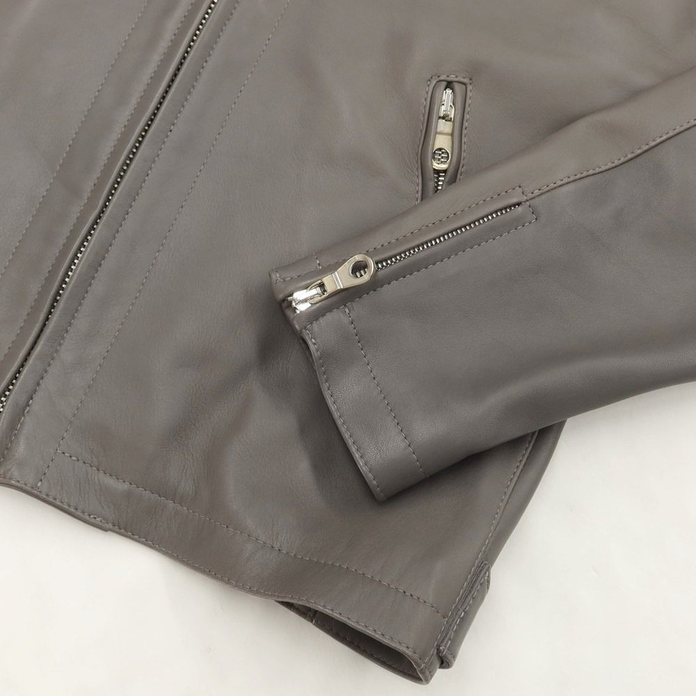 中古】チンクアンタ Cinquanta シープレザー シングル ライダース