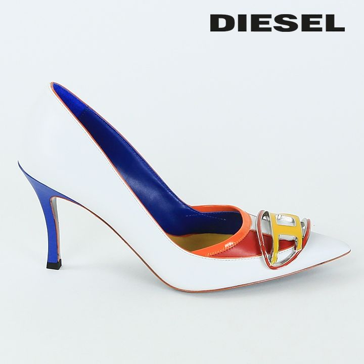 新品・未使用 ディーゼル DIESEL レザーハイヒールパンプス 靴 