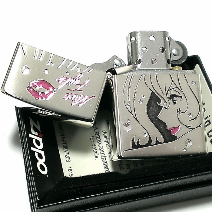 ZIPPO ルパン三世 ジッポ ライター 不二子 アフターシャワー シルバー サテン 可愛い ジッポー アニメ キャラクター セクシー 両面加工 女性  かわいい キスマーク メンズ レディース ギフト プレゼント - メルカリ