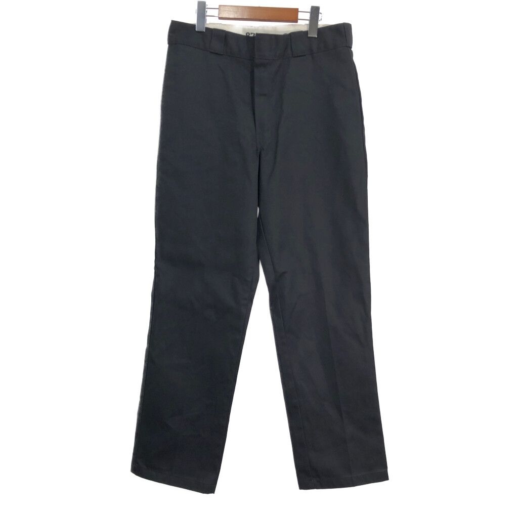Dickies ディッキーズ 874 ワークパンツ ブラック (メンズ W34 L32) 中古 古着 R8495