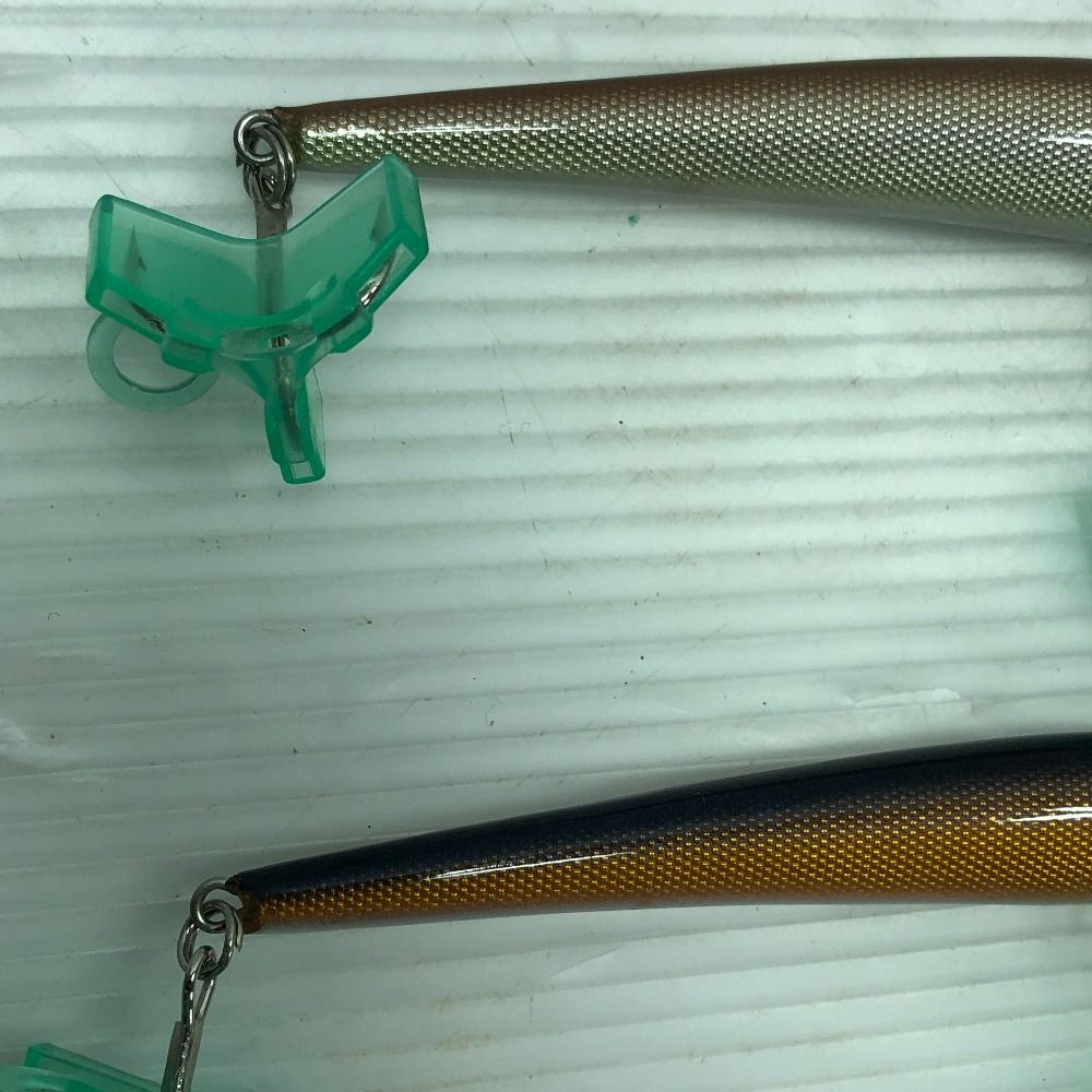 ΣΣ ルアー ZAURUS バルサ50 ブラウニー 2個 11cm