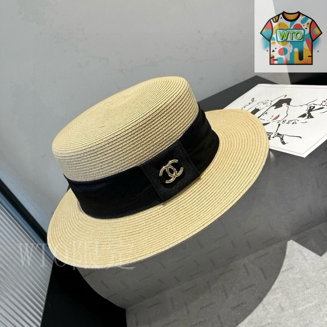 【優雅に際立つ、ラグジュアリーモード♪】CHANEL ハット シャネル（CHANEL）ストローハット02-3 - メルカリ