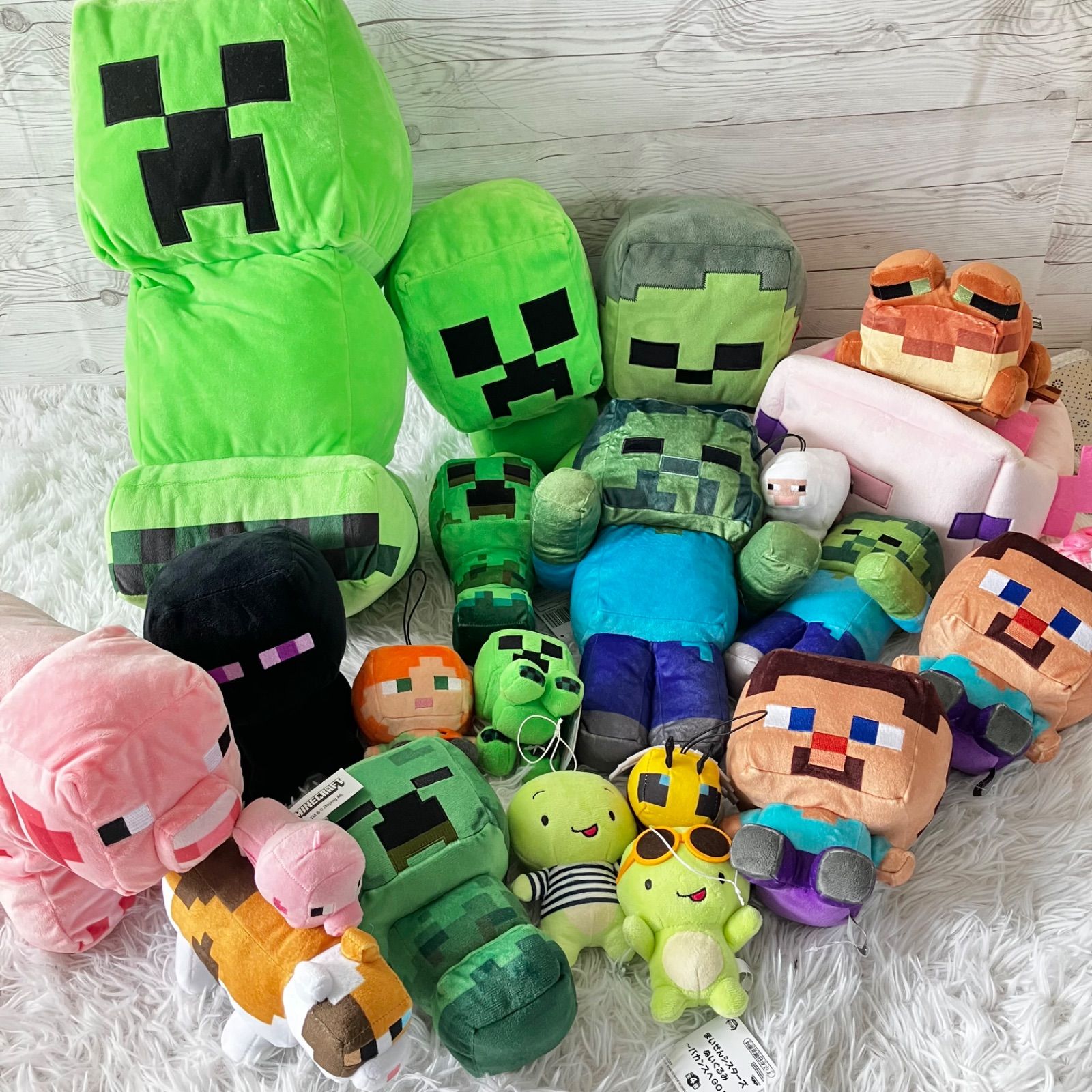 Minecraft マインクラフト ぬいぐるみ マスコット グッズ まとめ売り マイクラ Minecraft ぬいぐるみ マスコット まとめ売り