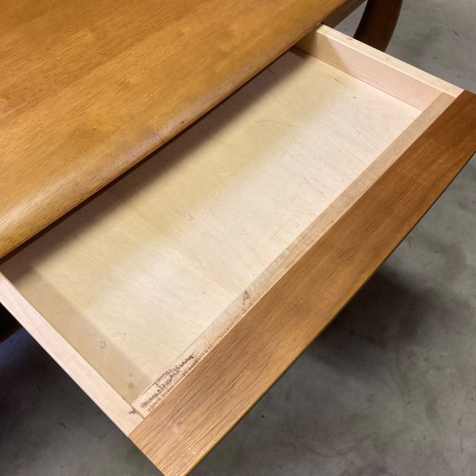 カリモク ローテーブル センターテーブル 木製 レトロ リビング