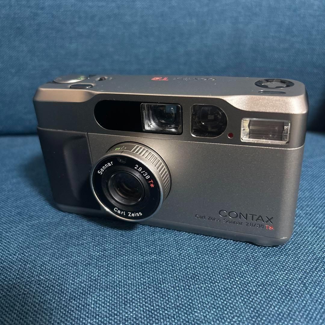 CONTAX T2 コンパクトフィルムカメラ グレー CONTAX T2 コンパクト