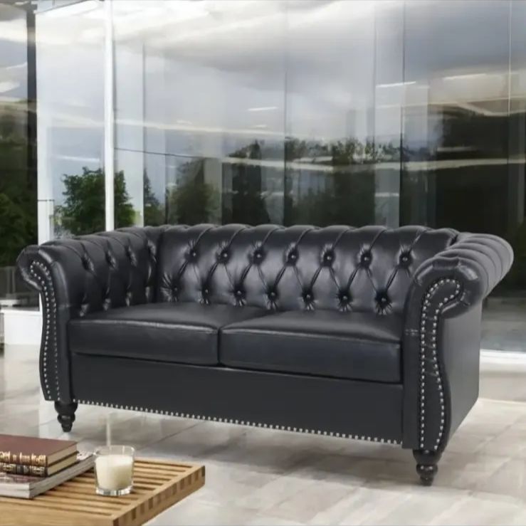 □BoConcept/ボーコンセプト□ファーゴ 3Pソファ レザー 黒☆埼玉発送