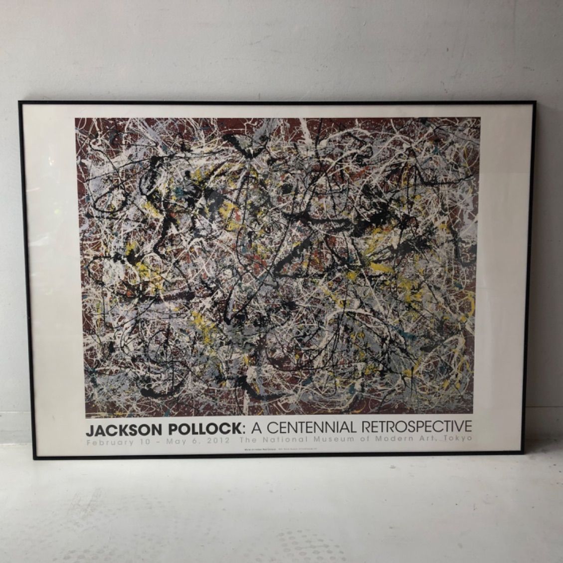 Jackson Pollock インディアンレッドの地の壁画 2012 ポスター - メルカリ