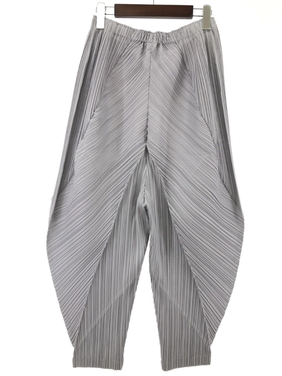 PLEATS PLEASE パンツ PP71-JF424 SIZE4 グレー - メルカリ