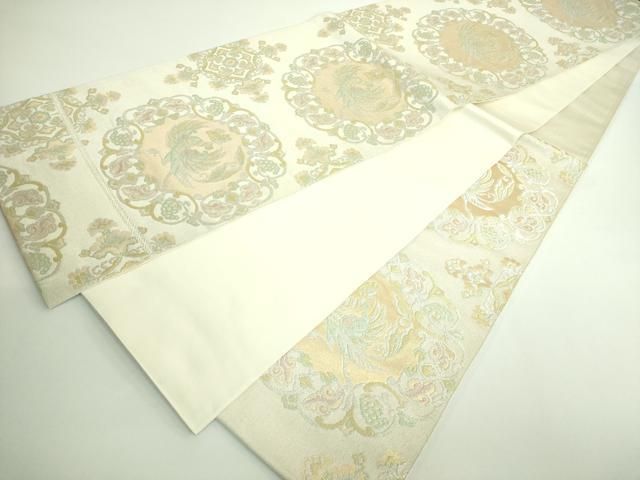 平和屋着物□極上 創業280年 誉田屋源兵衛 六通柄 本袋帯 鳳凰花文 金