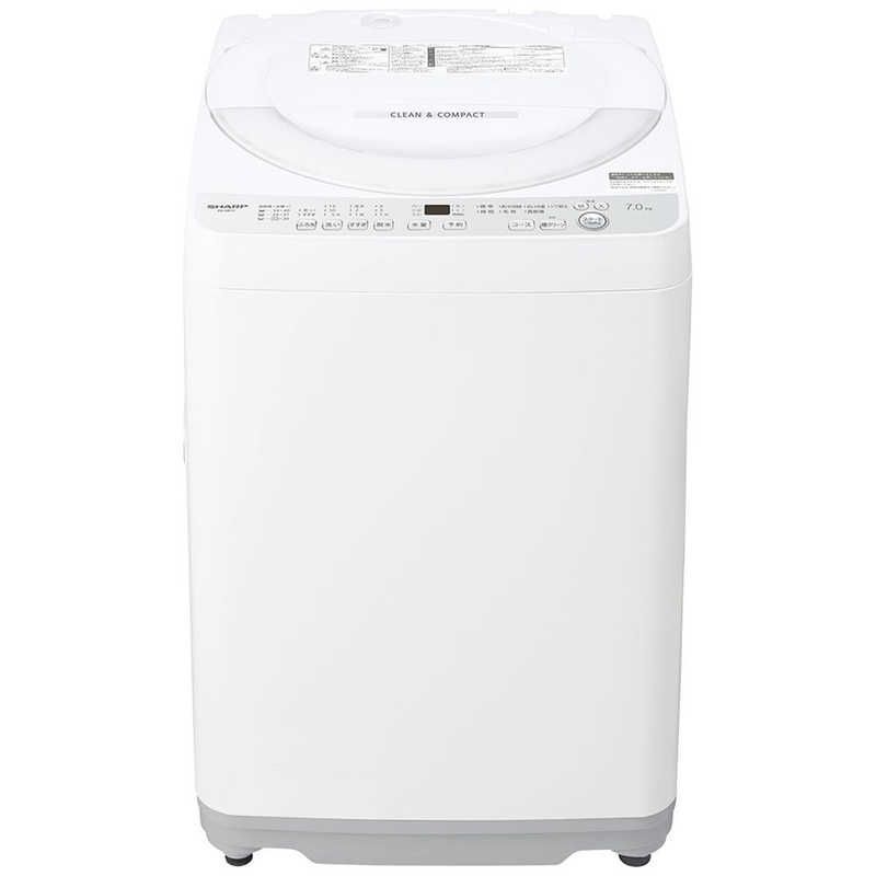 設置無料 シャープ 全自動 洗濯機 洗濯7.0 kg シルバー系 ES-GE 7 J-S