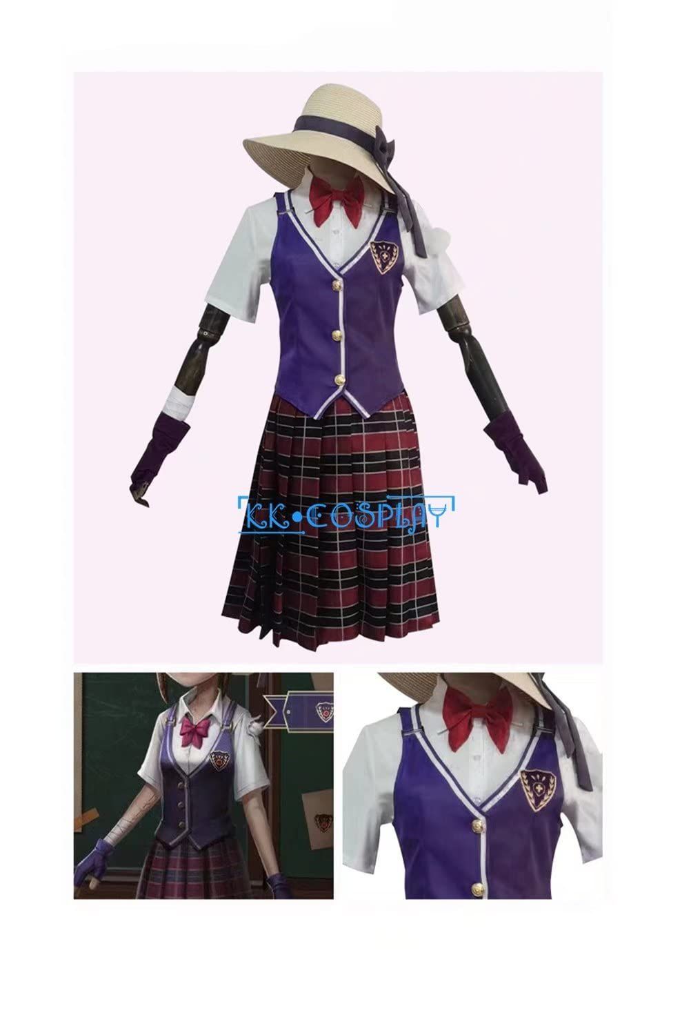 KKCOSPLAY コスプレ衣装 第五人格 庭師 エマ ウッズ 花蕊 象牙の塔シリーズ 新衣装 男女兼用 セット 変装服 仮装 コスチューム 修学旅行 ハロウィン