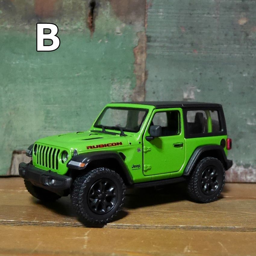 ジープ ラングラー 2018 ミニカー Jeep Wrangler KiNSMART 1/34 - メルカリ