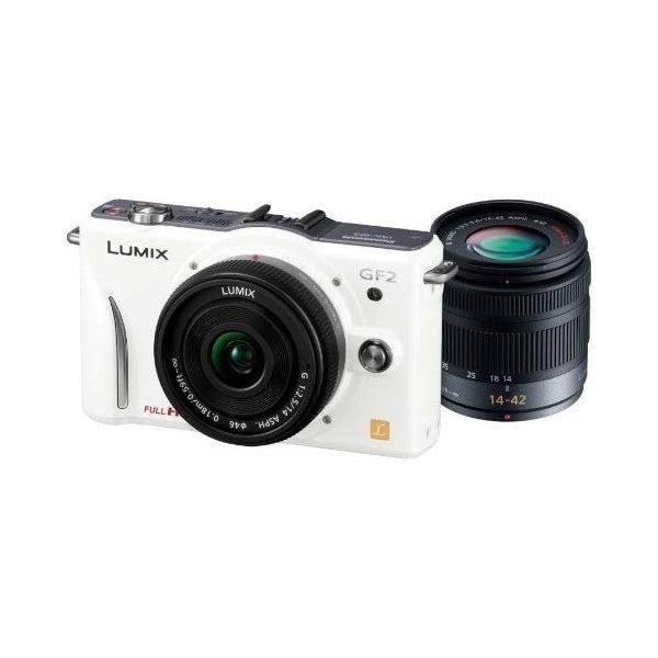 パナソニック Panasonic GF2 ダブルレンズキット シェルホワイト DMC 
