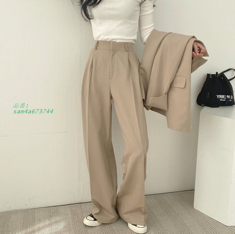 ビジエスOL通勤スーツセット スーツコート ズボン レディース 洋服 コート 春夏秋韓国風 ゆったり 通勤 am4a673744 WWW_MORNINGWALKER_COM