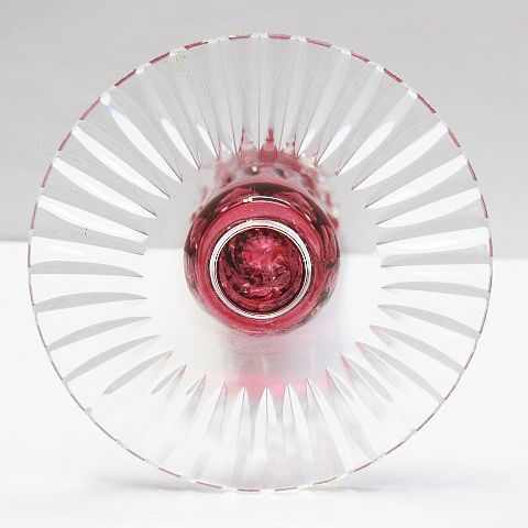 ○ Meissen マイセンクリスタル マイセンフラワー 花瓶 花器 色被せ