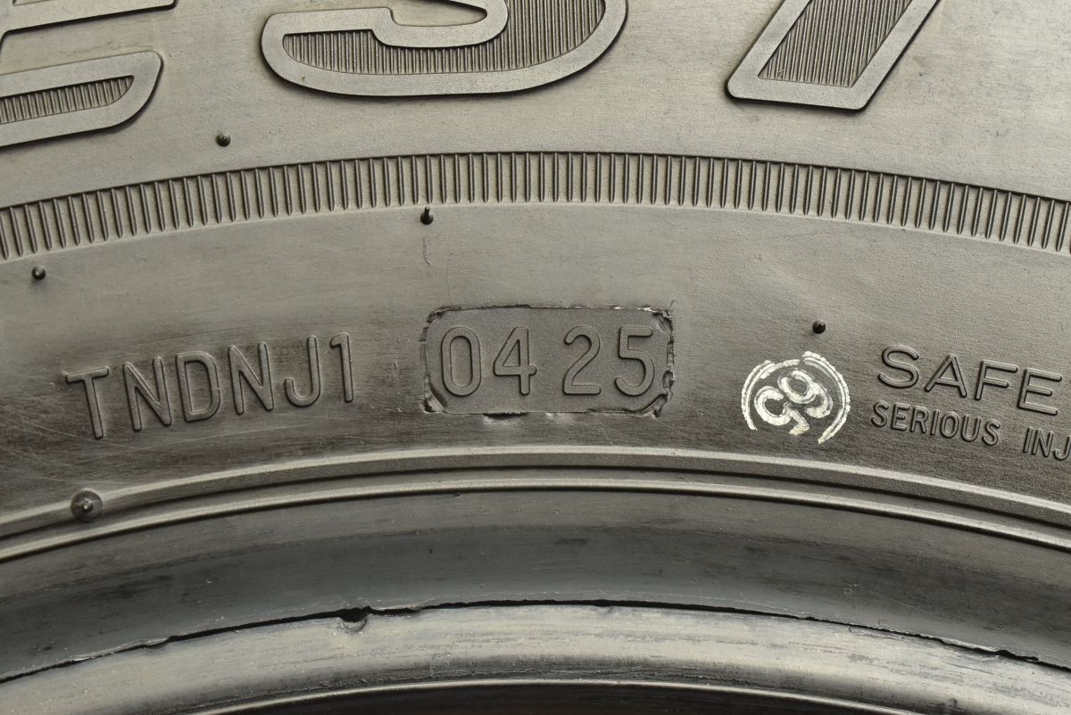 2025年製 バリ溝】ブリヂストン デューラー H/L852 195/80R15 4本 