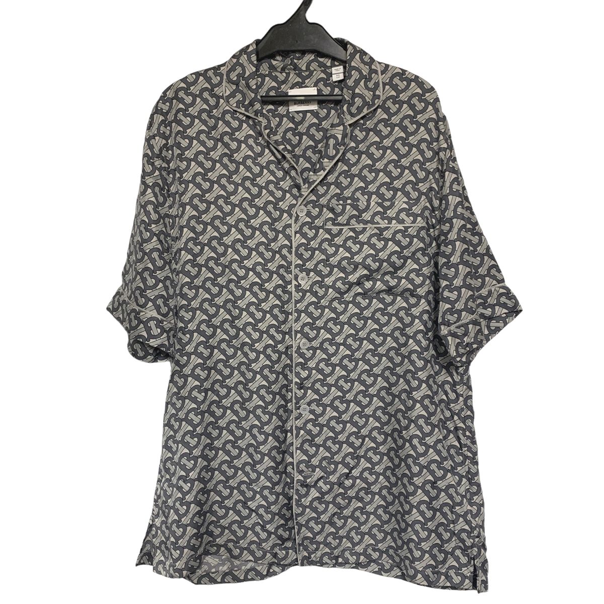 中古】 BURBERRY バーバリー モノグラムTB 半袖シャツ 8048746