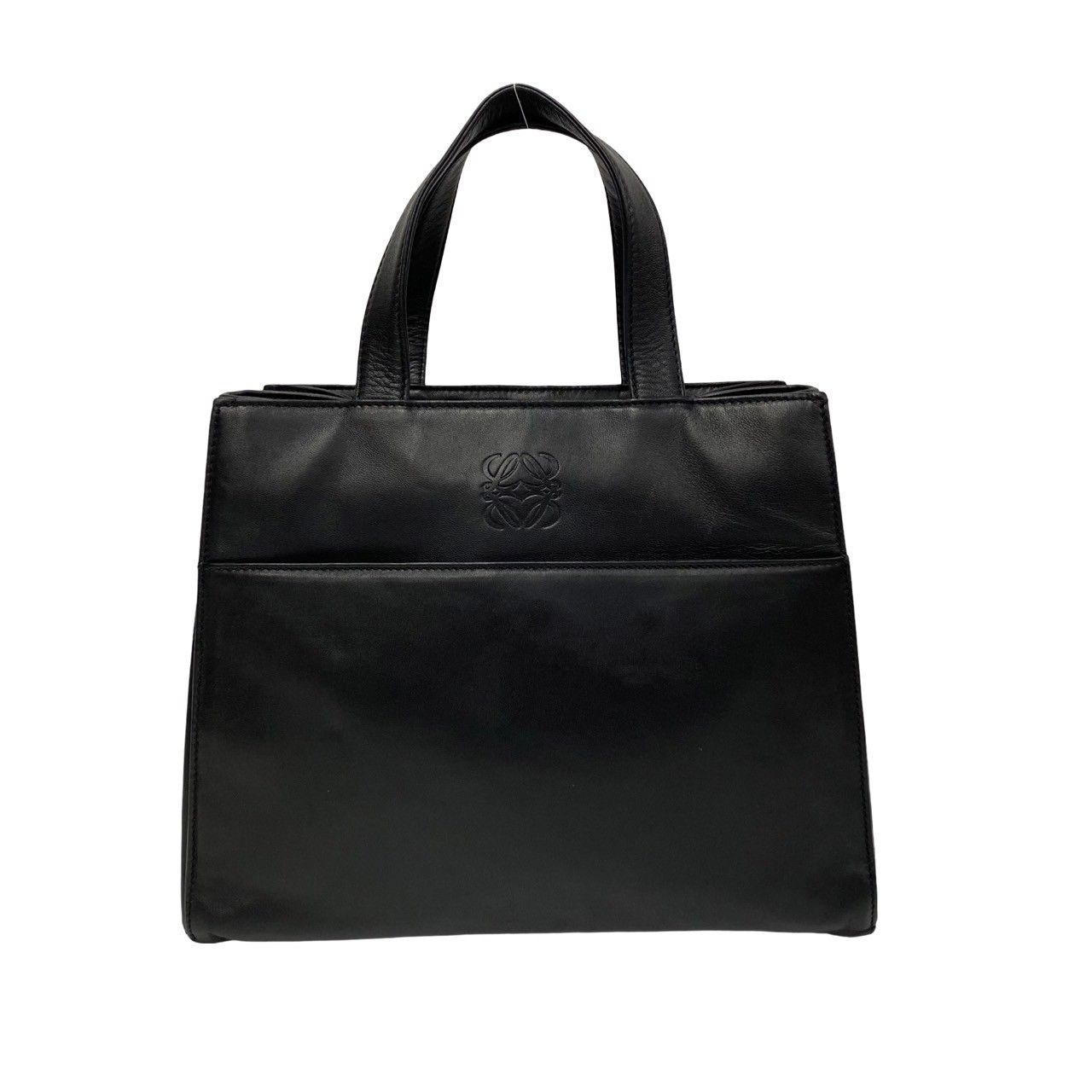 極 美品 袋付き LOEWE ロエベ ヴィンテージ アナグラム ロゴ ナッパ 