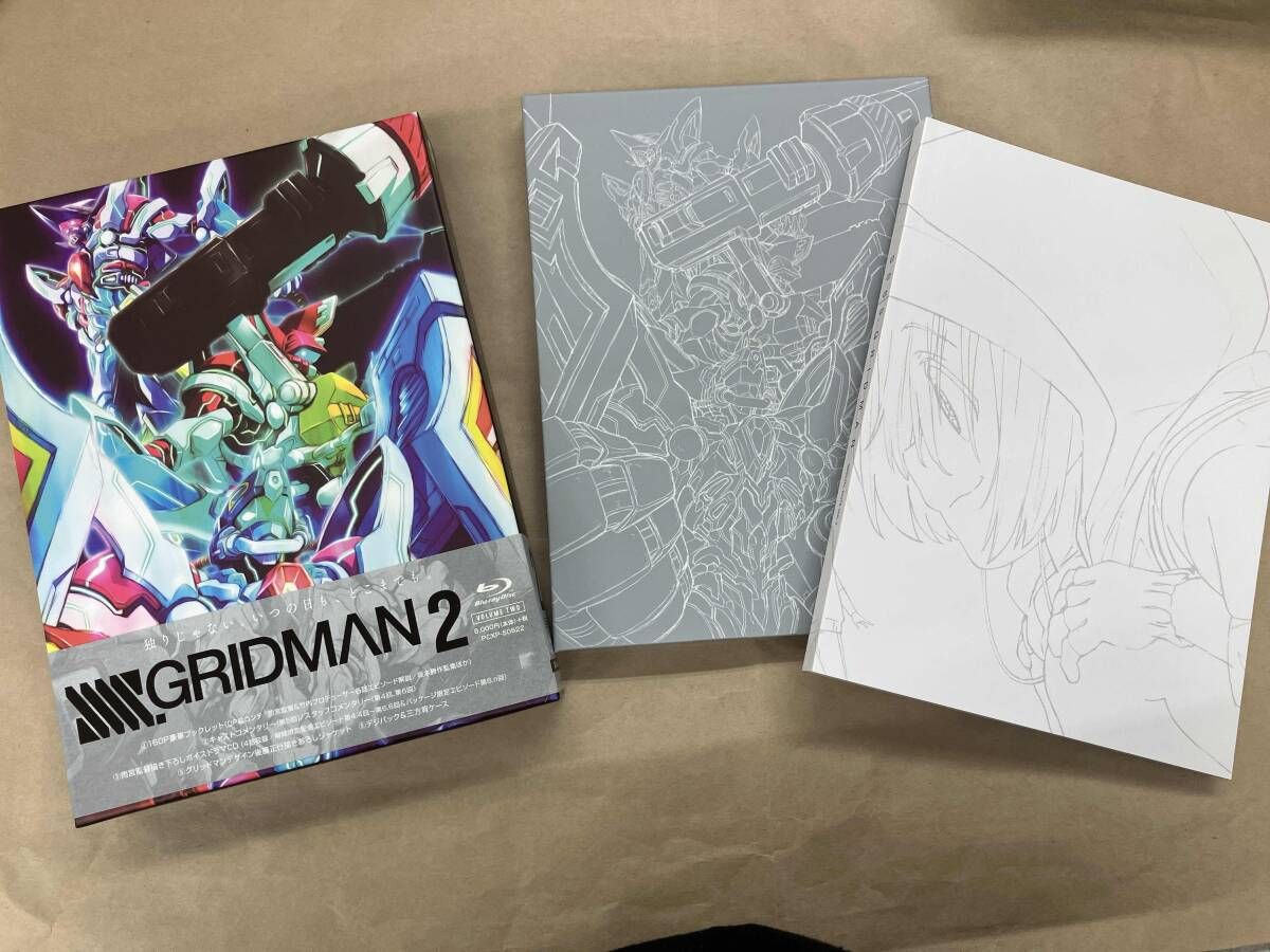 未開封　Blu-ray　SSSS.GRIDMAN　初回版4巻セット SSSS.GRIDMAN 全4巻セット Blu-ray きゃにめ全巻収納BOX付き