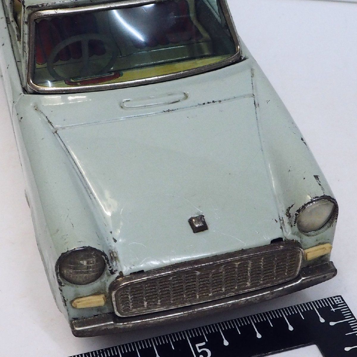 萬代屋【トヨタ パブリカ TOYOTA PUBLICA 黄緑グリーン】ブリキ