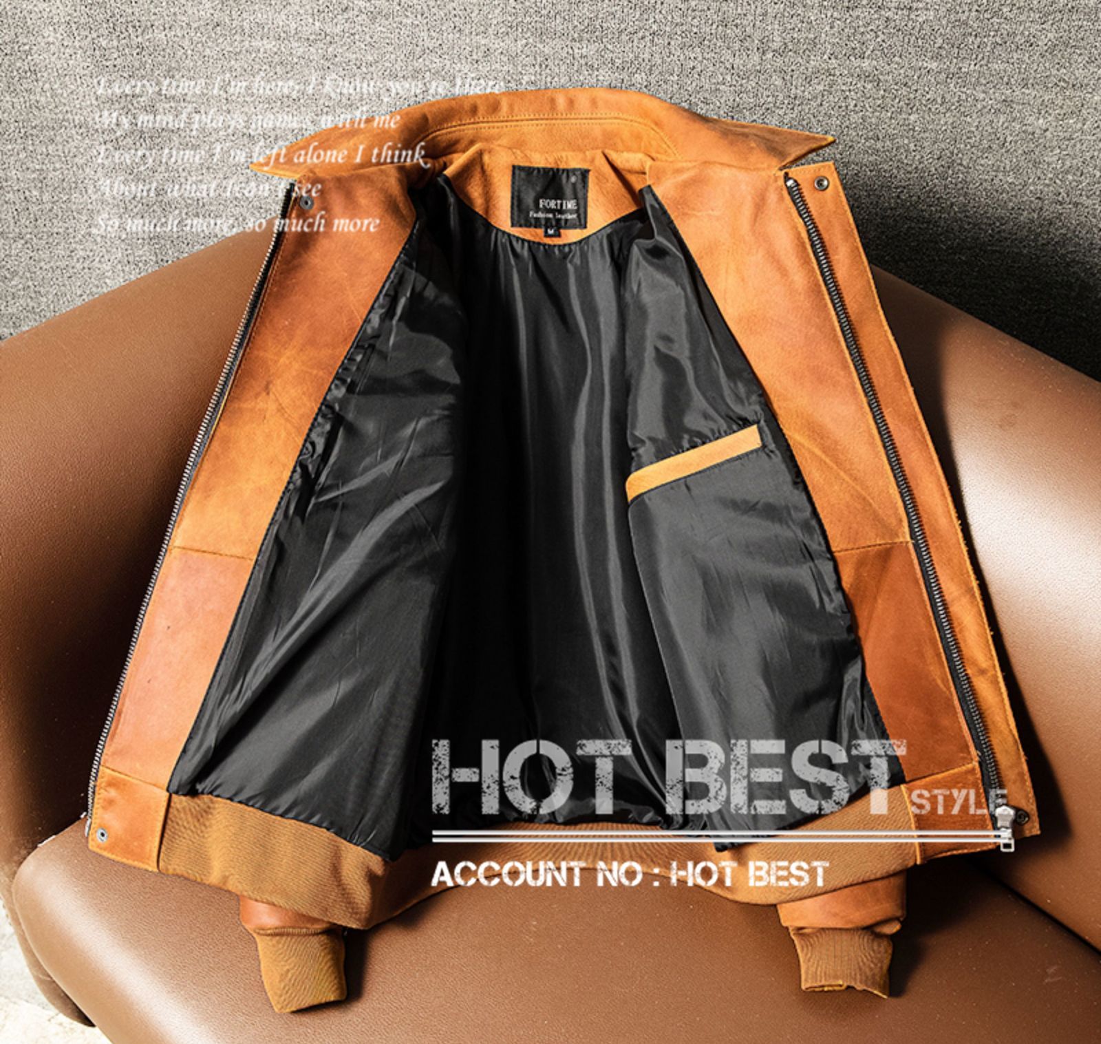 上質革ジャン メンズ カウハイド 1.7mmカウスエード 豪華刺繍 復刻30