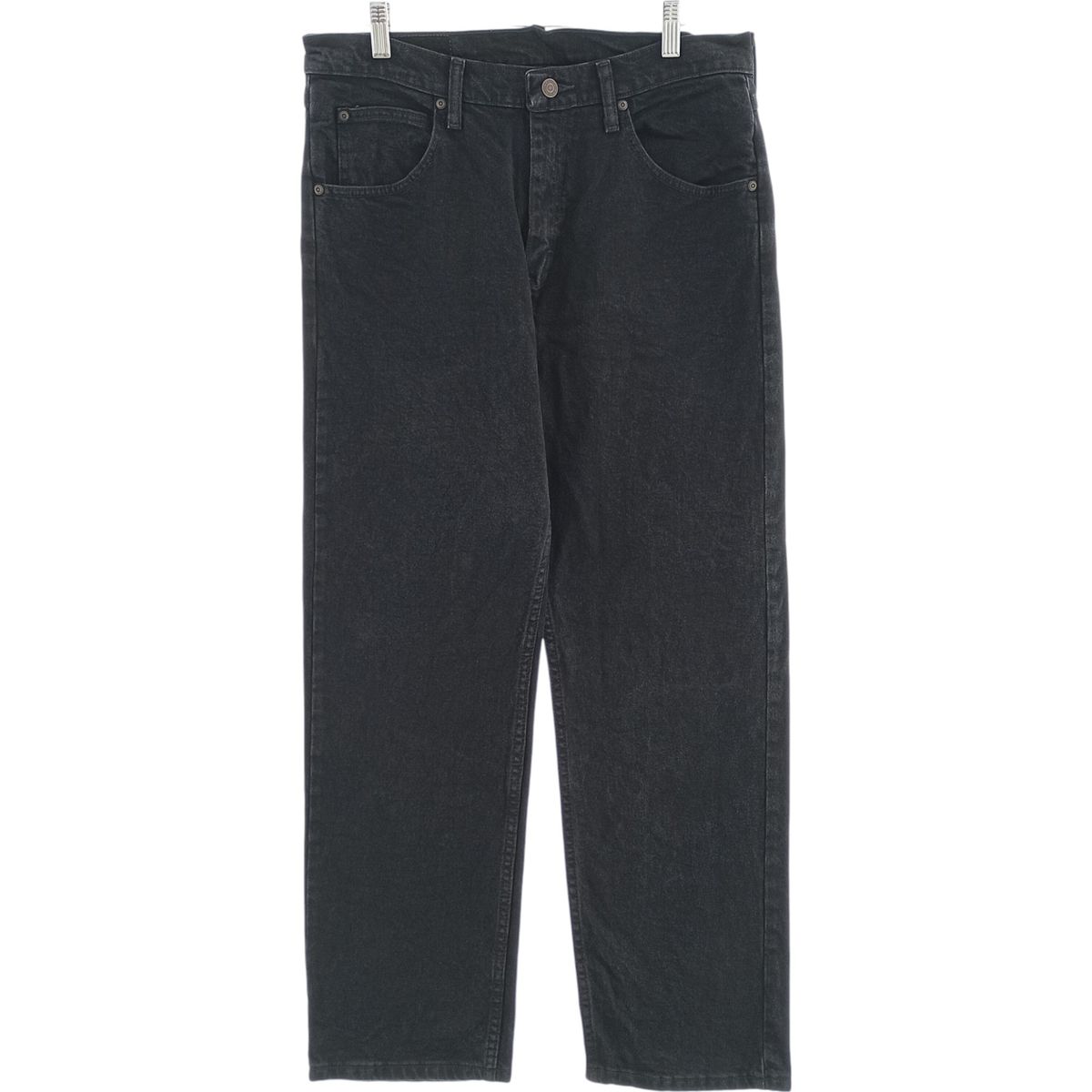 古着 00年代 ラングラー Wrangler ブラックデニム ストレートデニムパンツ メンズw33相当|eaa417484