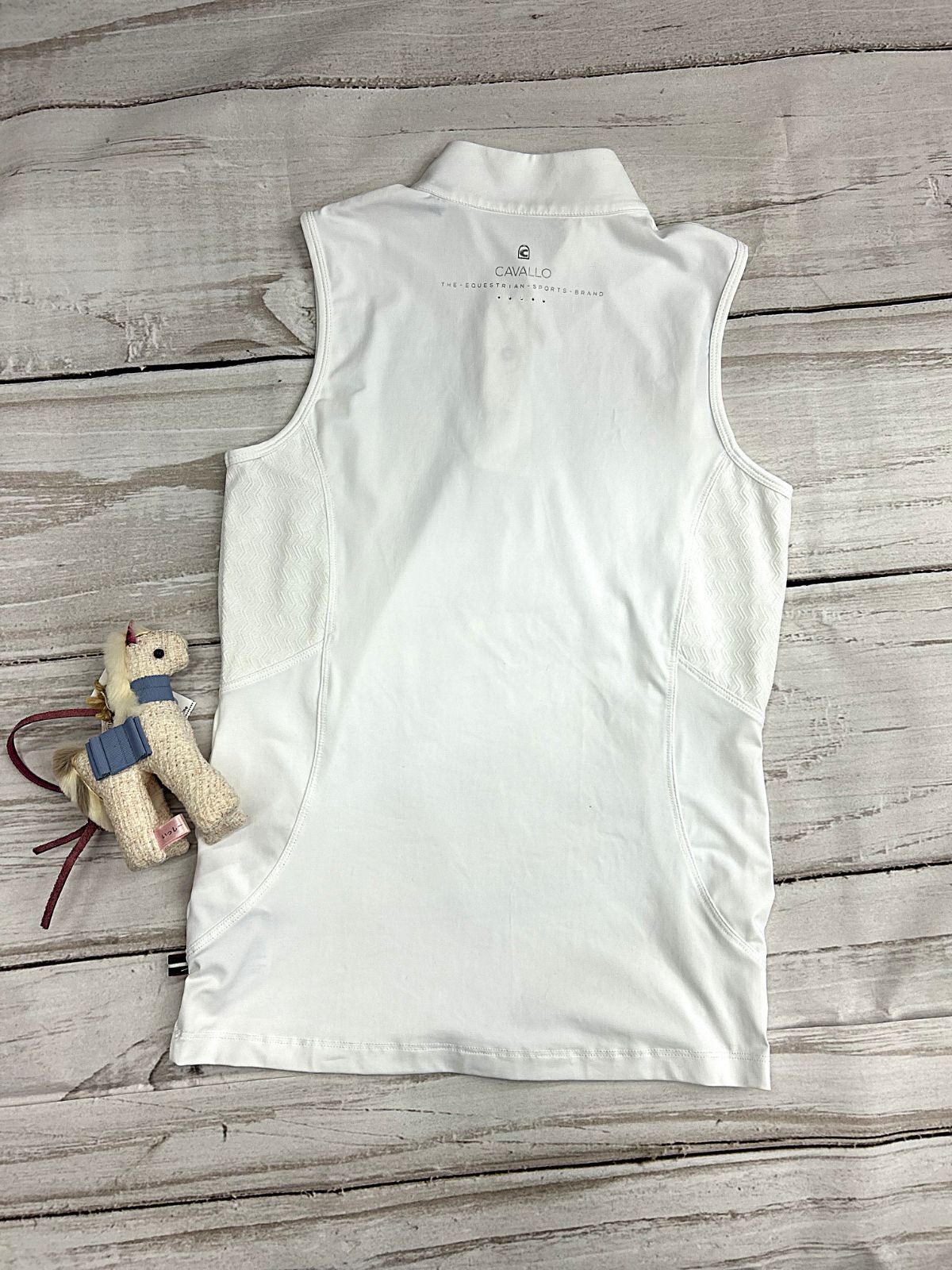 CAVALLO ノースリーブシャツ白 レディース 9000円