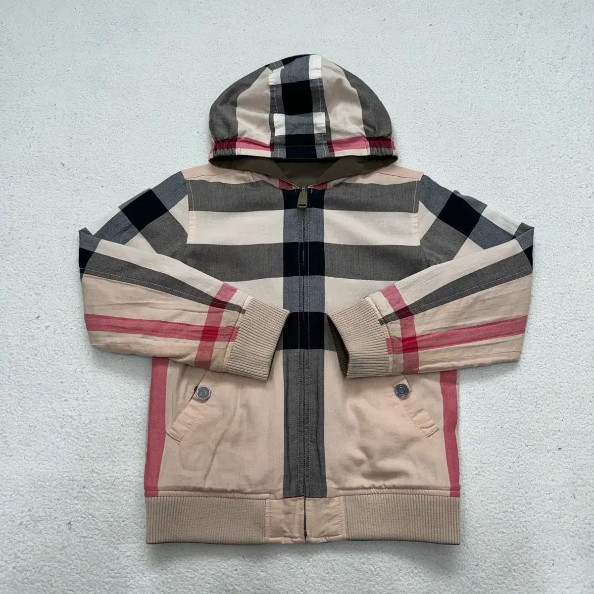 8Y BURBERRY バーバリー 子供 トゥイーン ベビー ノヴァチェック リバーシブル ジャケット N5183