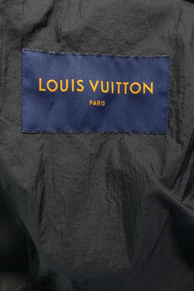 ルイヴィトン 2054ヒートリアクティブモノグラム総柄レザージャケット  