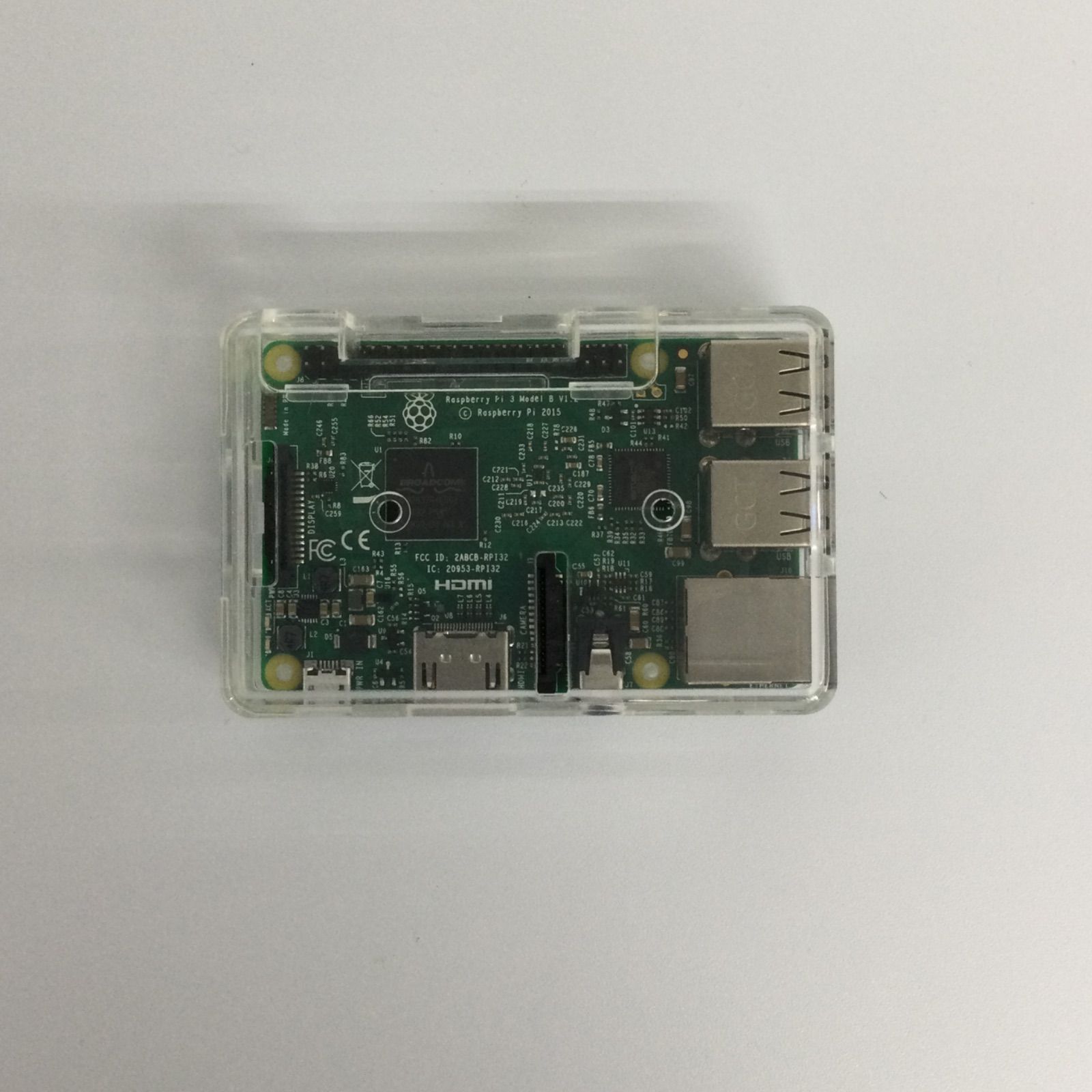 日本製ラズベリーパイ Raspberry Pi モデルB　クリアケース付raspberrypi