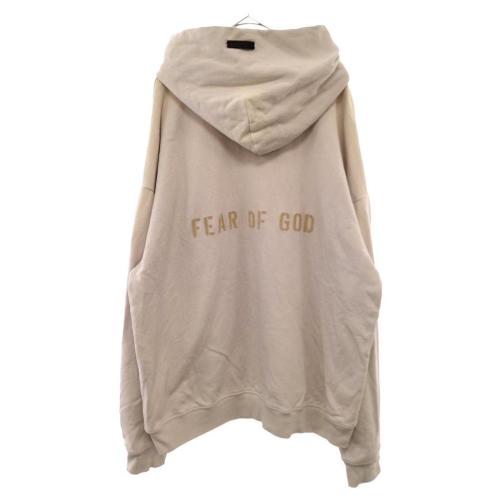 FOG by FEAR OF GOD (エフオージー バイ フィア オブ ゴッド) 7thコレクション FGフーディ ヴィンテージ パリスカイ  プルオーバーパーカー フロッキーロゴ FG50-014