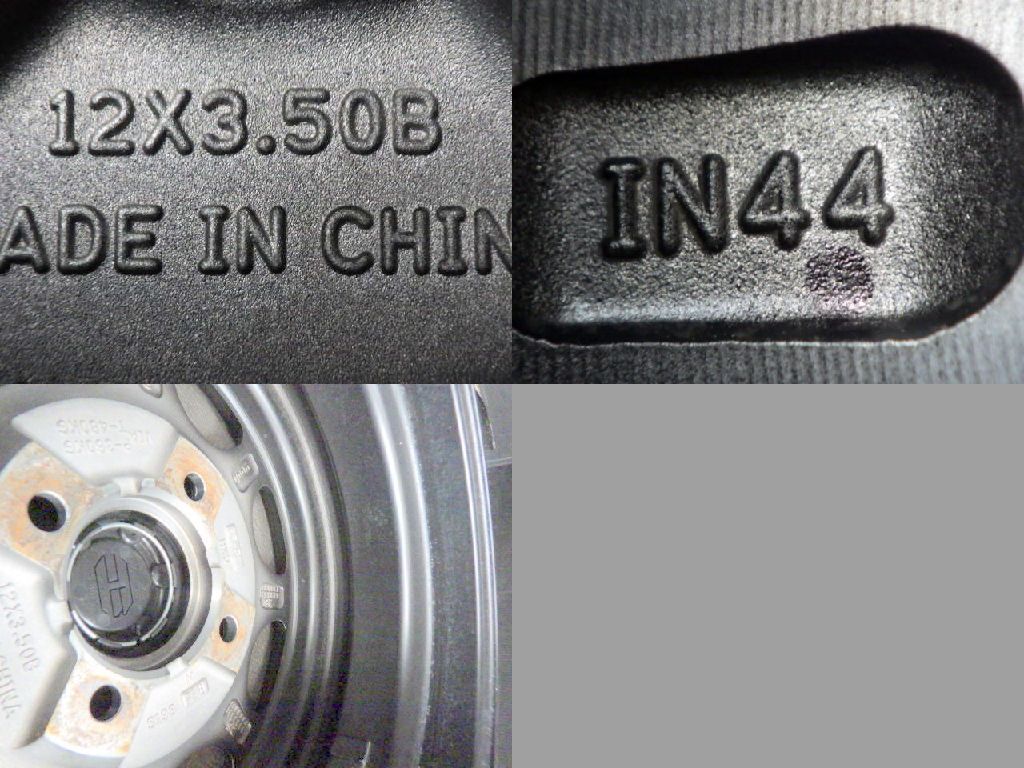 2668 J Weds STADTBERGE ホイール 12x3.5B 4穴 PCD100 44 4本