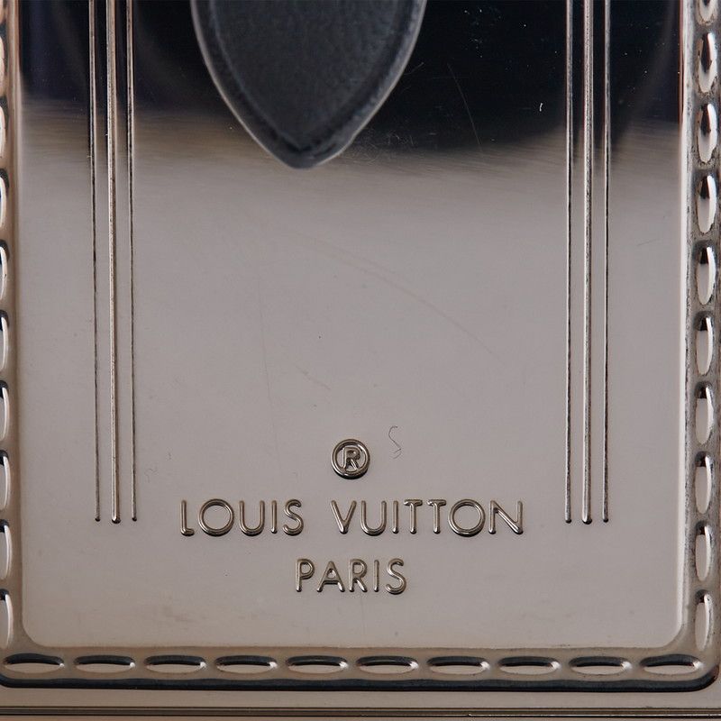 ルイ ヴィトン ラゲージタグ キーホルダー キーリング M67141 シルバー  