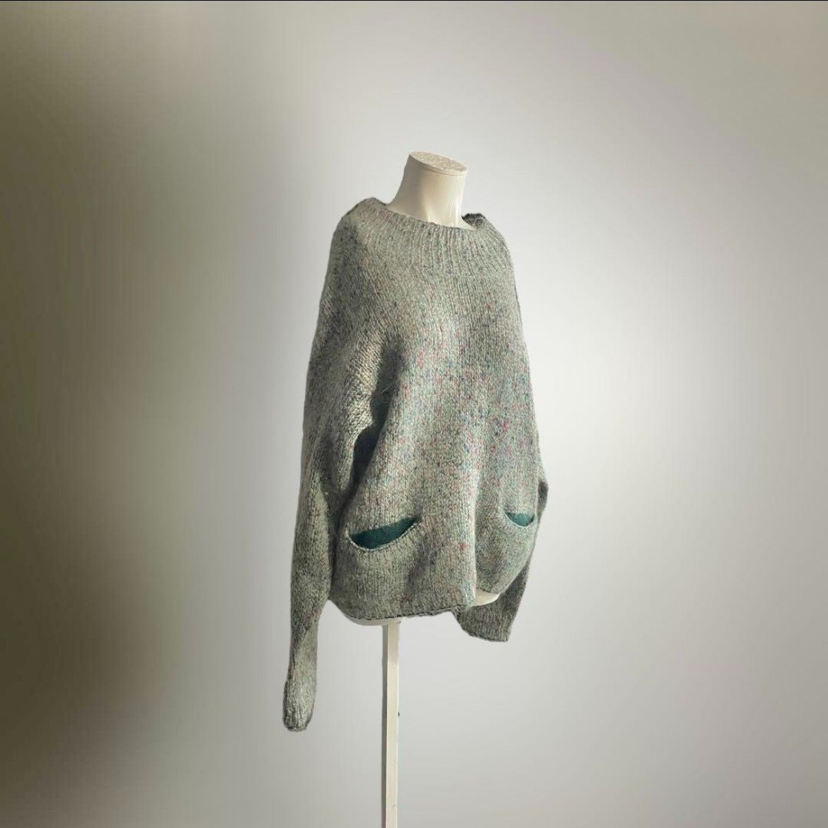 イタリア製 80s 70s ヴィンテージ ヨーロッパ モヘアニット シャギー