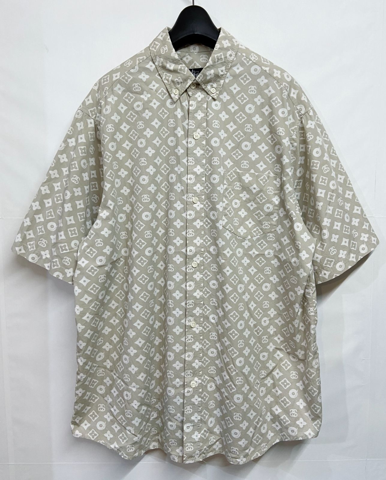 USA製 90s old stussy｜オールド ステューシー モノグラム 半袖