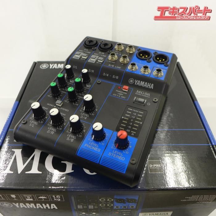 ヤマハミキシングコンソールMG 06 YAMAHA MG06X MIXING CONSOLE ヤマハ