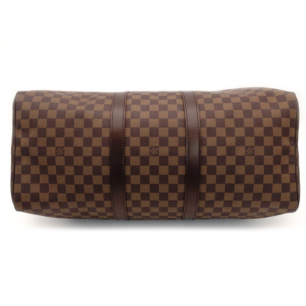 ルイヴィトン LOUIS VUITON キーポル 50 ダミエ キャンバス ハンドバッグ ブラウン PVC レザー スピーディ 旅行 ボストン 7-10-173 NEXPOTALLINN_EU