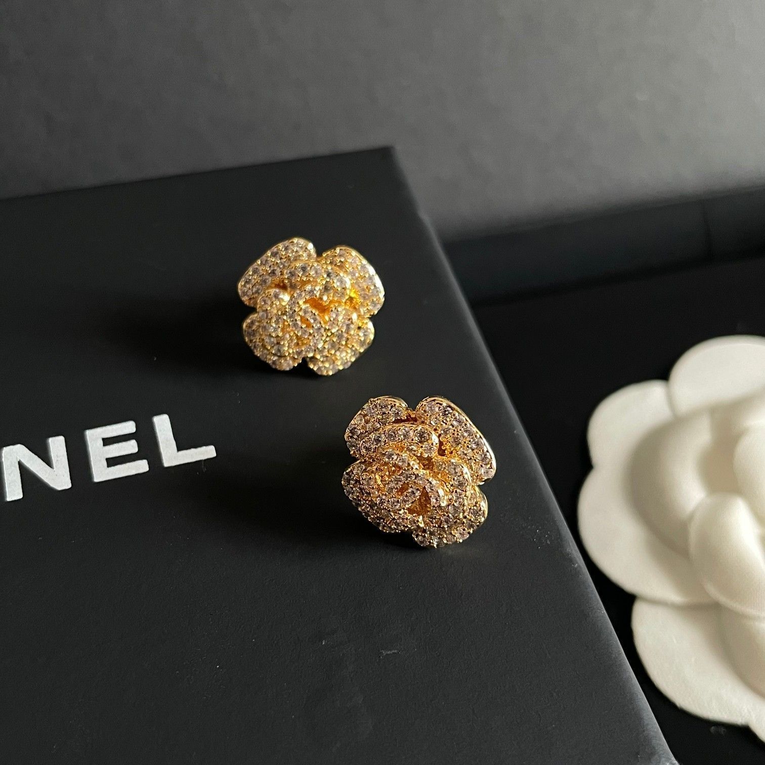 今日特価】Chanel 中古 ダブル C イヤリング オリジナルリプリカ