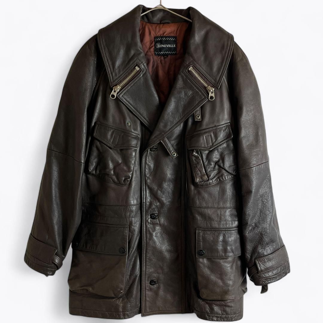 80s~】BONEVILLE レザージャケット アーカイブ ボンネビル