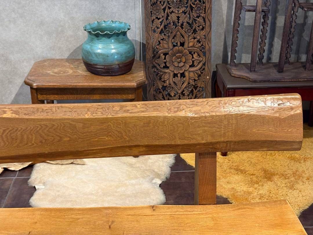 希少 無垢材 ベンチ アンティーク ヴィンテージ 和モダン 杉の木