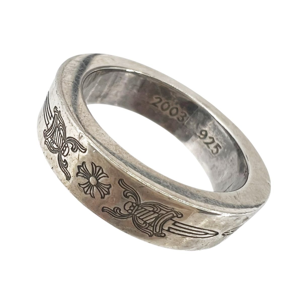 CHROME HEARTS 6mmスペーサーリング インボイス原本 インボイス原本】クロムハーツ スペーサーリング 6mm ダガー