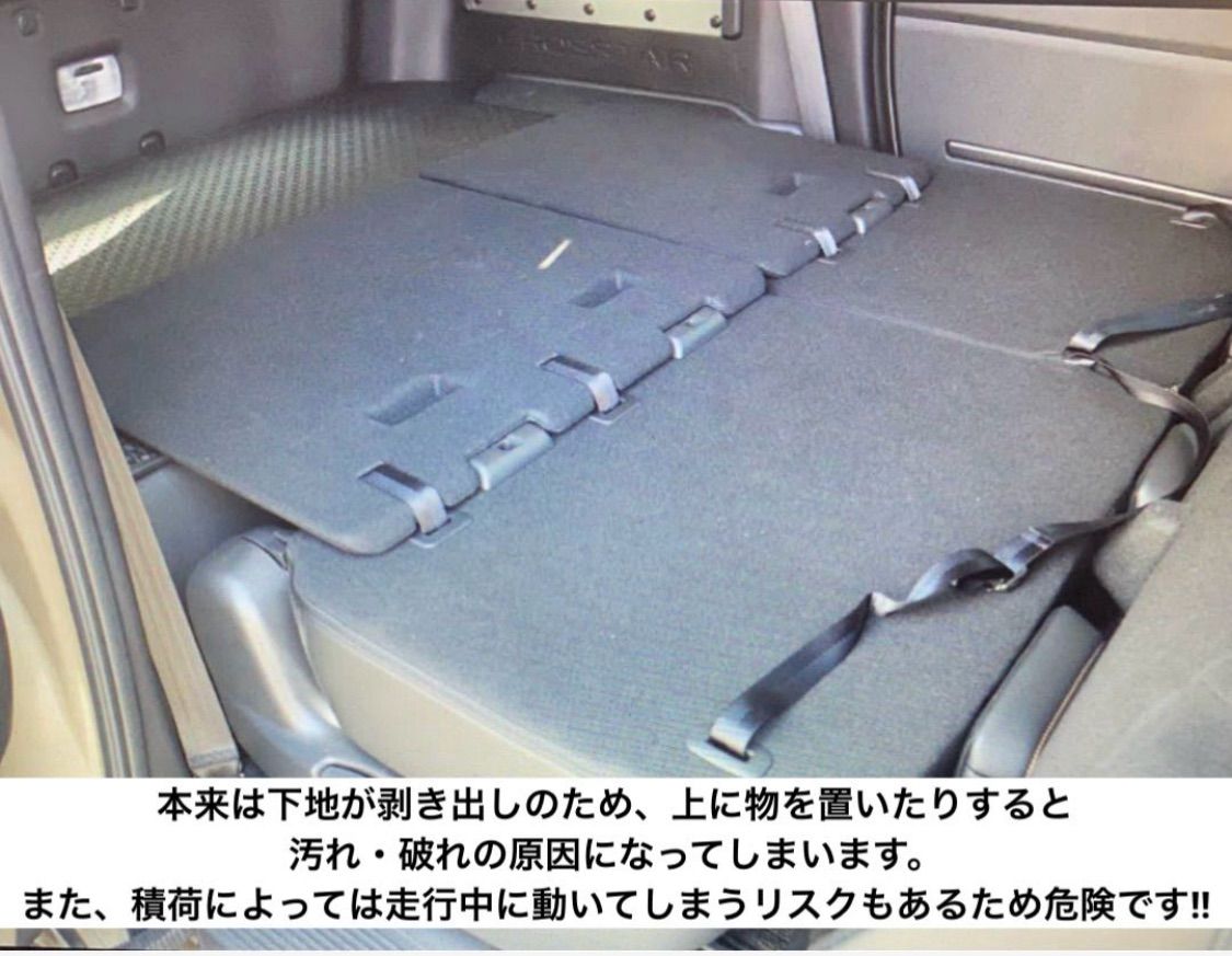 ゴムラゲッジマット＆ボードマット＆フラットボードマット 黒フレーム