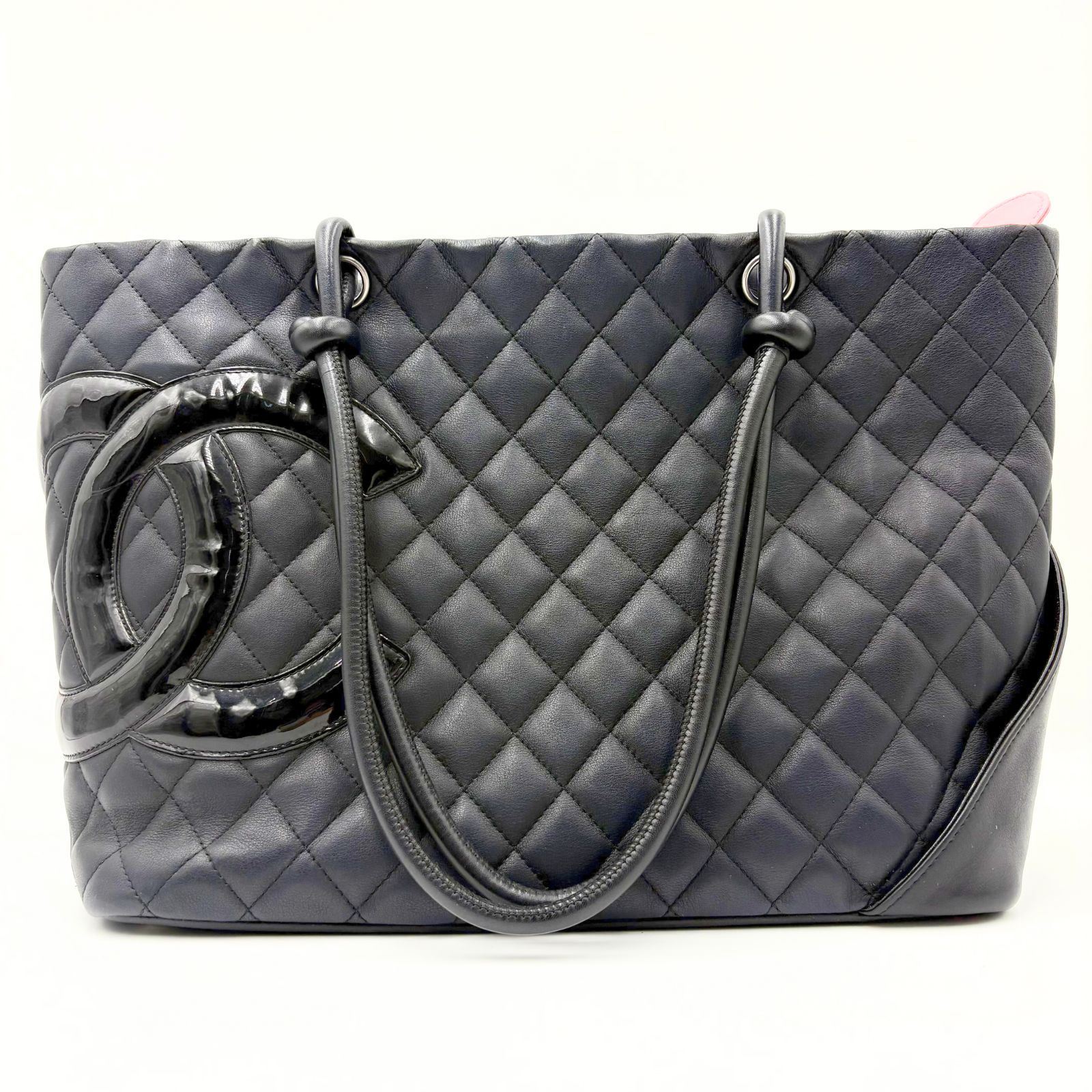 シャネル ココマーク マトラッセ トートバッグ ブラック レザー　カンボン yukishop【激安コピー通販】 / シャネル CHANEL カンボンライン