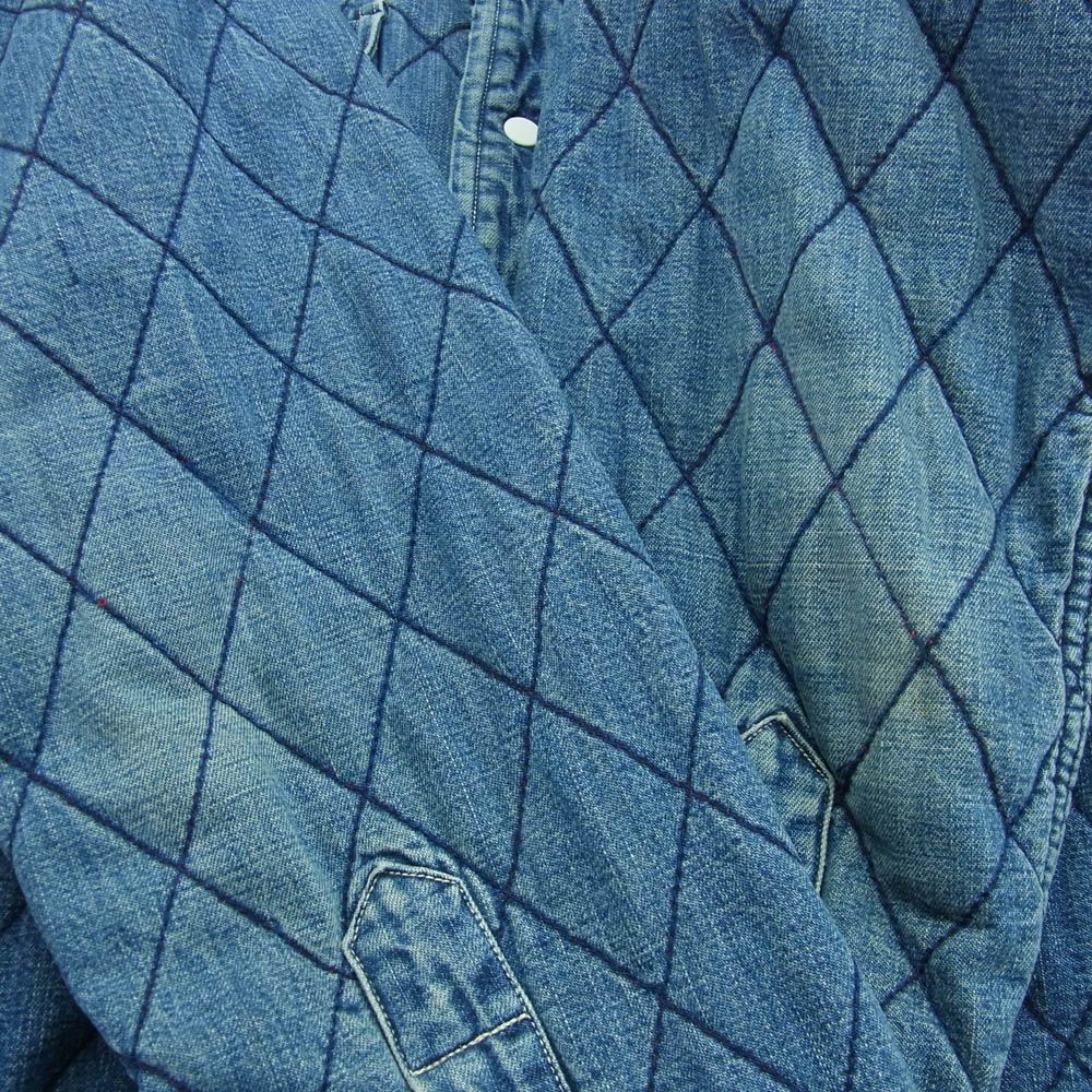 DUBBLE WORKS キルティング デニムジャケット ヴィンテージ加工 DUBBLE WORKS キルティング デニムジャケット ヴィンテージ加工