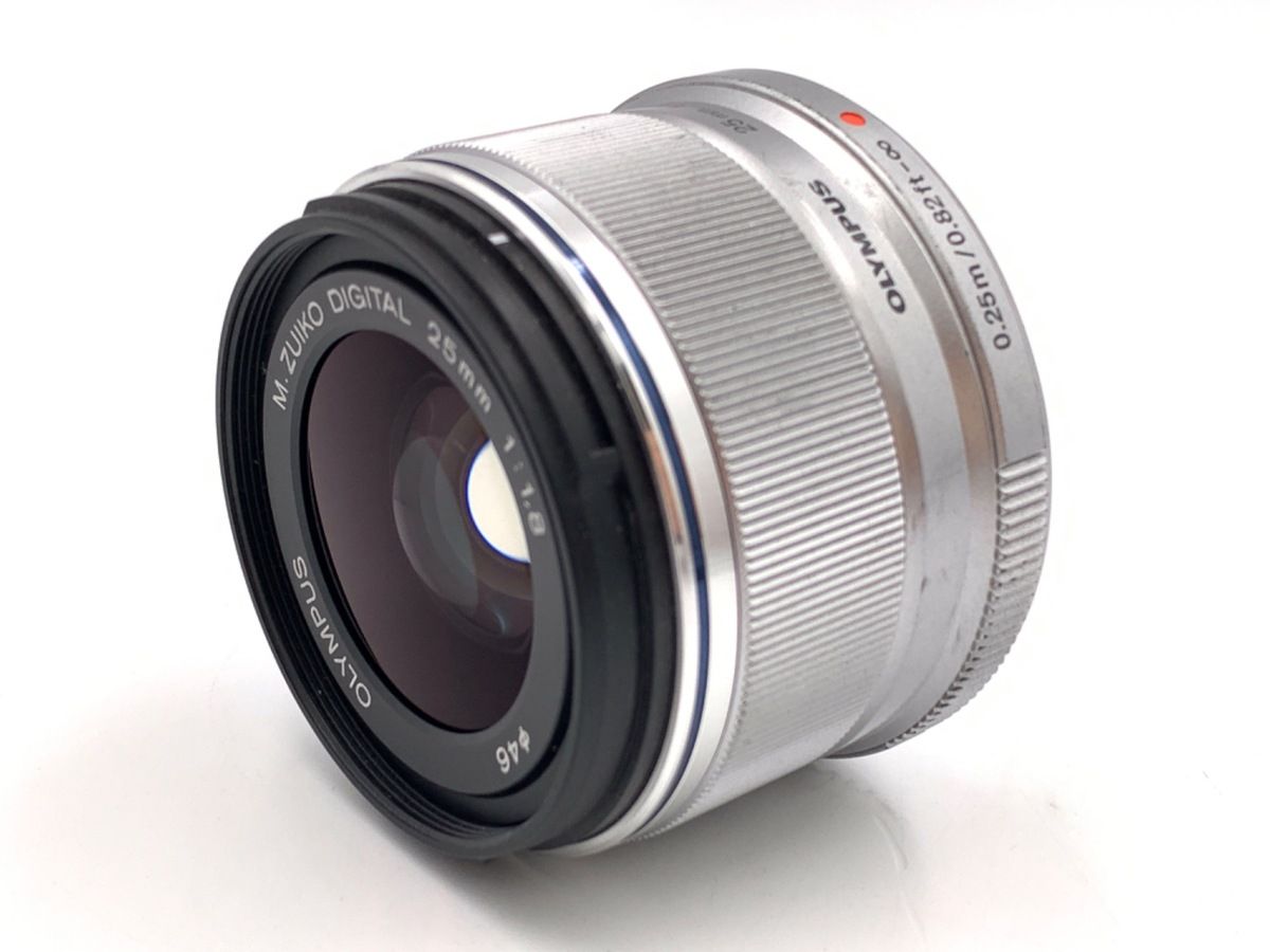 1万円以上送料無料。 並品 オリンパス M.ZUIKO DIGITAL 25mm F1.8 シルバー