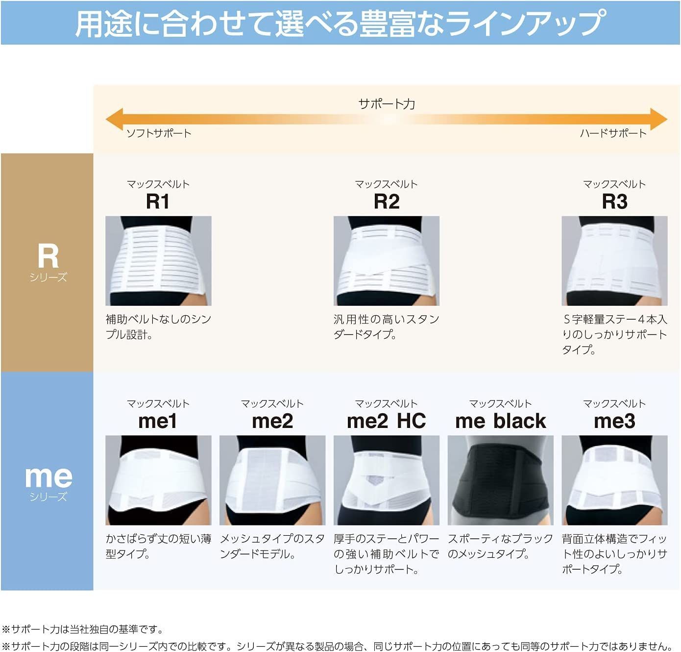 マックスベルト me ブラック 腰痛ベルト - その他