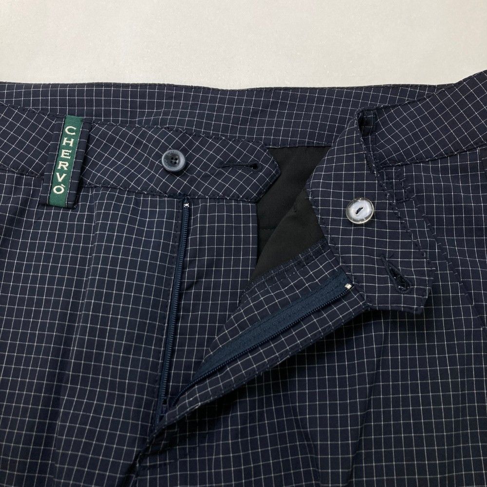 サイズ：50 CHERVO シェルボ ストレッチパンツ チェック柄